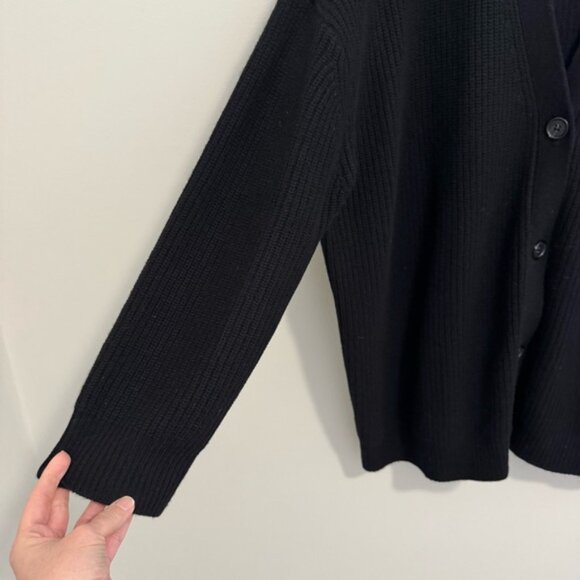 Jenni Kayne Black Cashmere Cocoon Cardigan - Picture 6 of 7